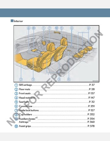 lexus gs 250& gs 350 2014-2015 owners manual